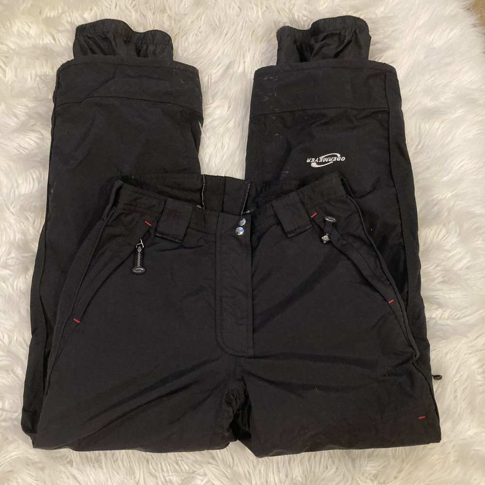 🎄Size 10 Woman’s OBERMEYER Black Snow Pants